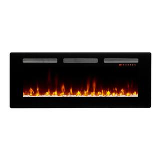 Dimplex Sierra 48 in. WallBuilt-in Linear Electric Fireplace in Black SIL48