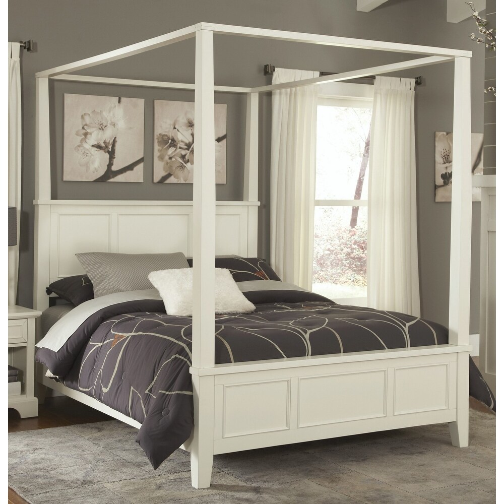 Homestyles Naples Queen Canopy Bed