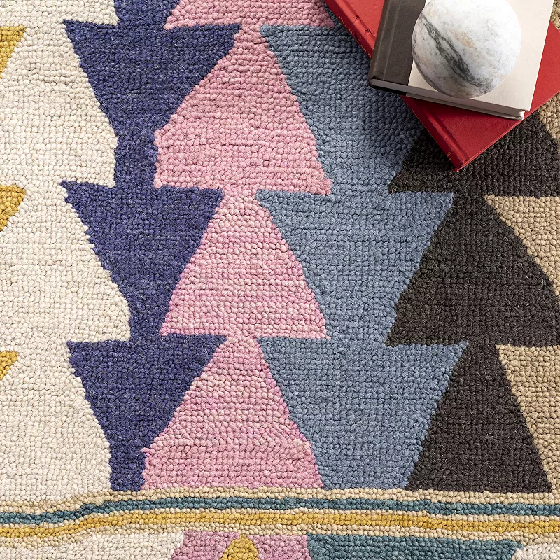 nuLOOM Ofelia Colorful Geometric Rug