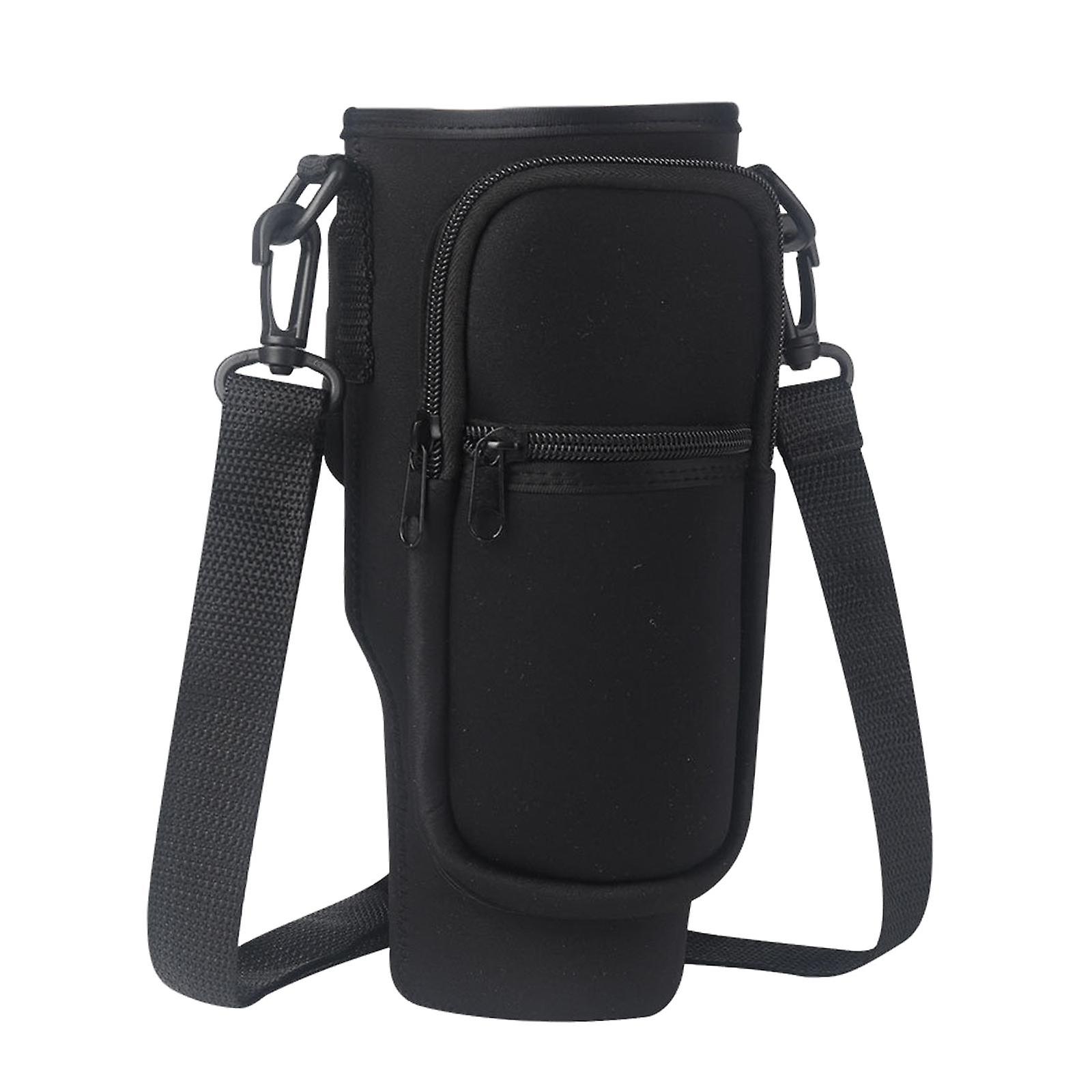 40oz Handle Mug Sleeve Cup Cover Holder For Walking Traveling Outdoor Sports Black