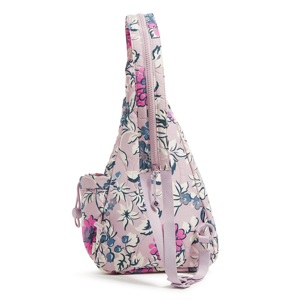 Vera Bradley  Featherweight Sling Backpack in Fresh-Cut Floral Lavender