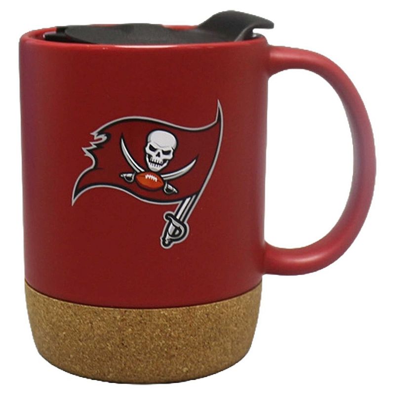 The Memory Company Tampa Bay Buccaneers 14oz. Cork Bottom Mug with Lid