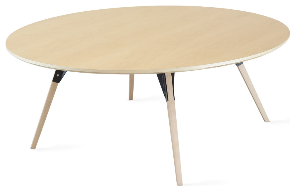 Clarke Oval Coffee Table   Midcentury   Coffee Tables   by HedgeApple  Houzz