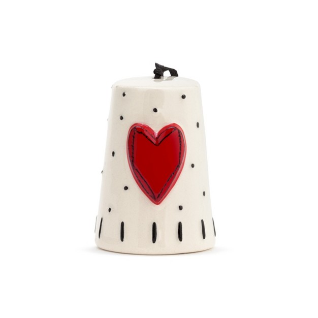 Demdaco Heartful Home Bell Survivor White