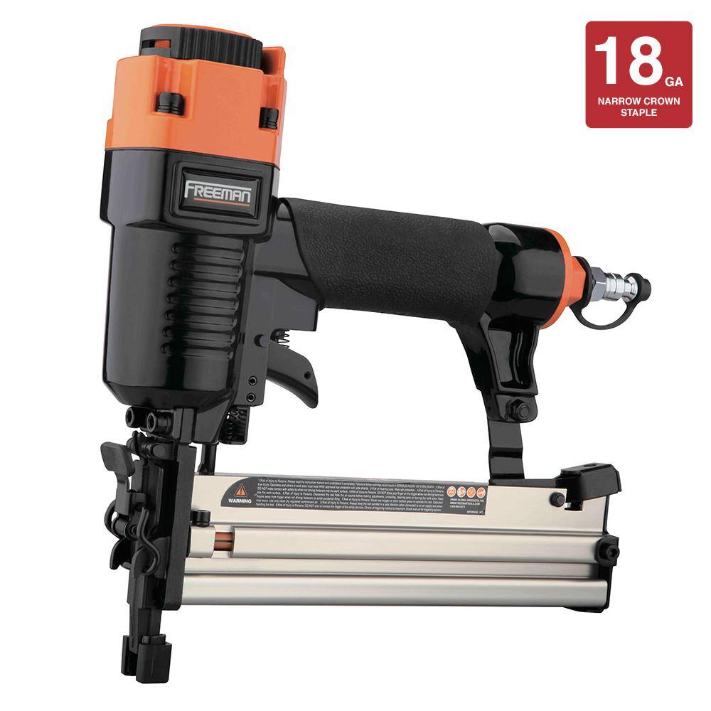 Freeman Complete Pneumatic Framing and Finishing Nailer and Stapler Kit with Bags and Fasteners (9-Piece) P9PCK