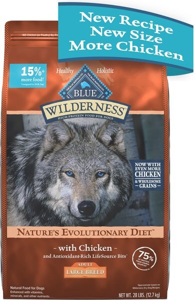 Blue Buffalo Wilderness Large Breed Chicken Adult Dog Food