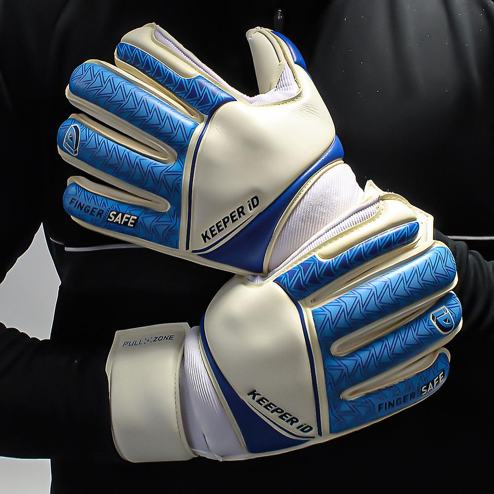 Keeper ID Goalproof Pro FingerSAFE Roll Finger Goalkeeper Gloves Size