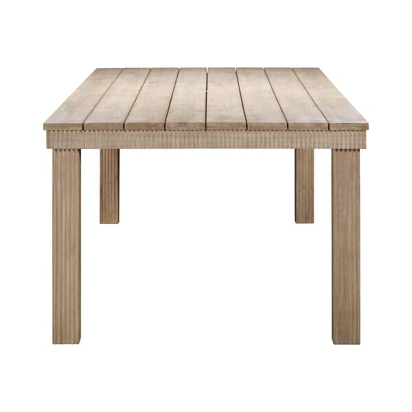 Cassie Natural 108 Inch Rectangular Outdoor Dining Table