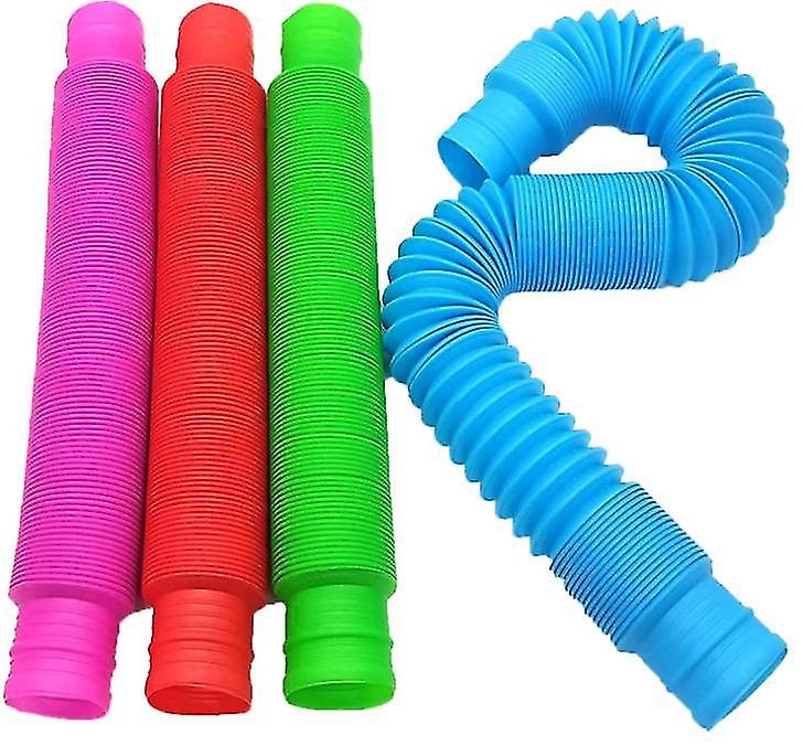 Colorful Combination Telescopic Hose Children Adult Vent Decompression Toy 4pcs