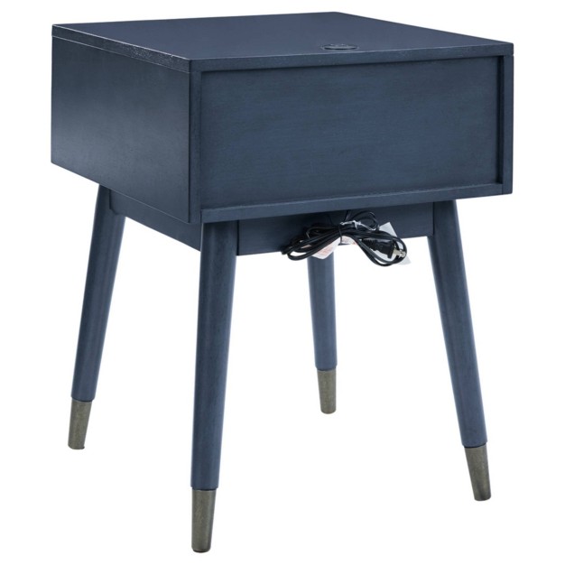 Paulrich Side Table Antique Blue Signature Design By Ashley