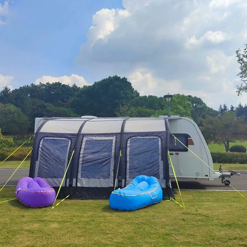 Soon to be sold out!!💝Outdoor camping awning multi functional foldable trailer type quick open inflatable RV side tent