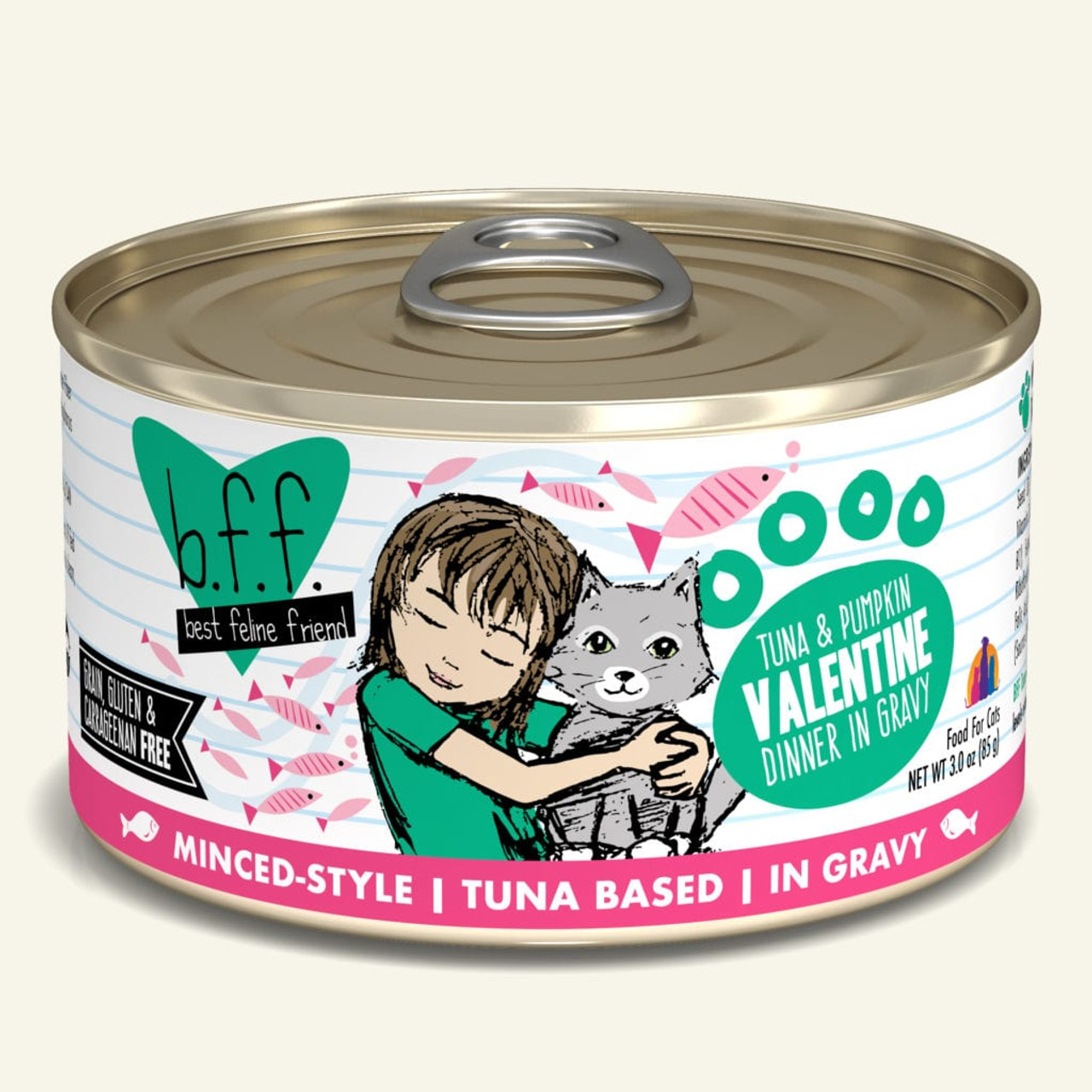 Weruva Cat Grain-Free BFF Valentine Tuna， 5.5oz