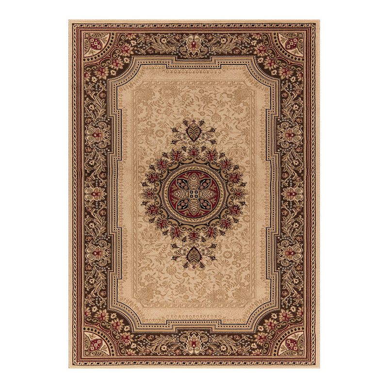 Merinos Chateau Floral Framed Rug