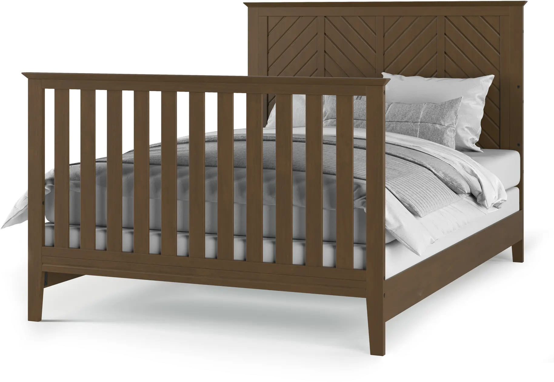 Atwood Cocoa Bean 4-in-1 Convertible Baby Crib