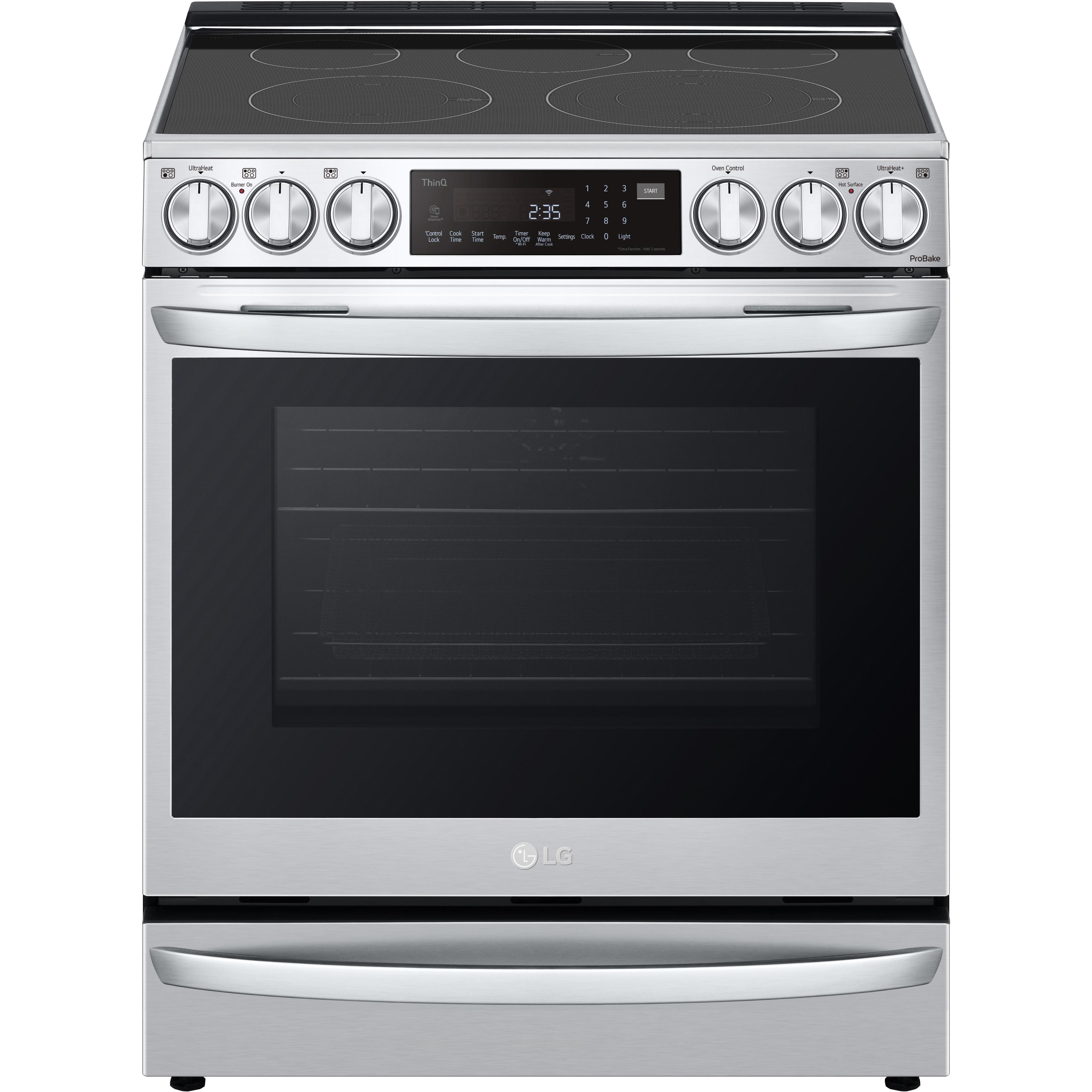 LG 30-inch Slide-In Electric Range with Air Fry LSEL6337F