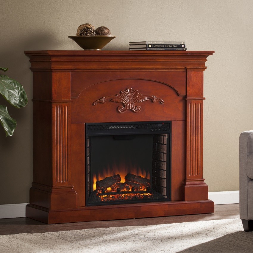 Sicilian Harvest Electric Fireplace   Traditional   Entertainment Centers And Tv Stands   by VirVentures  Houzz