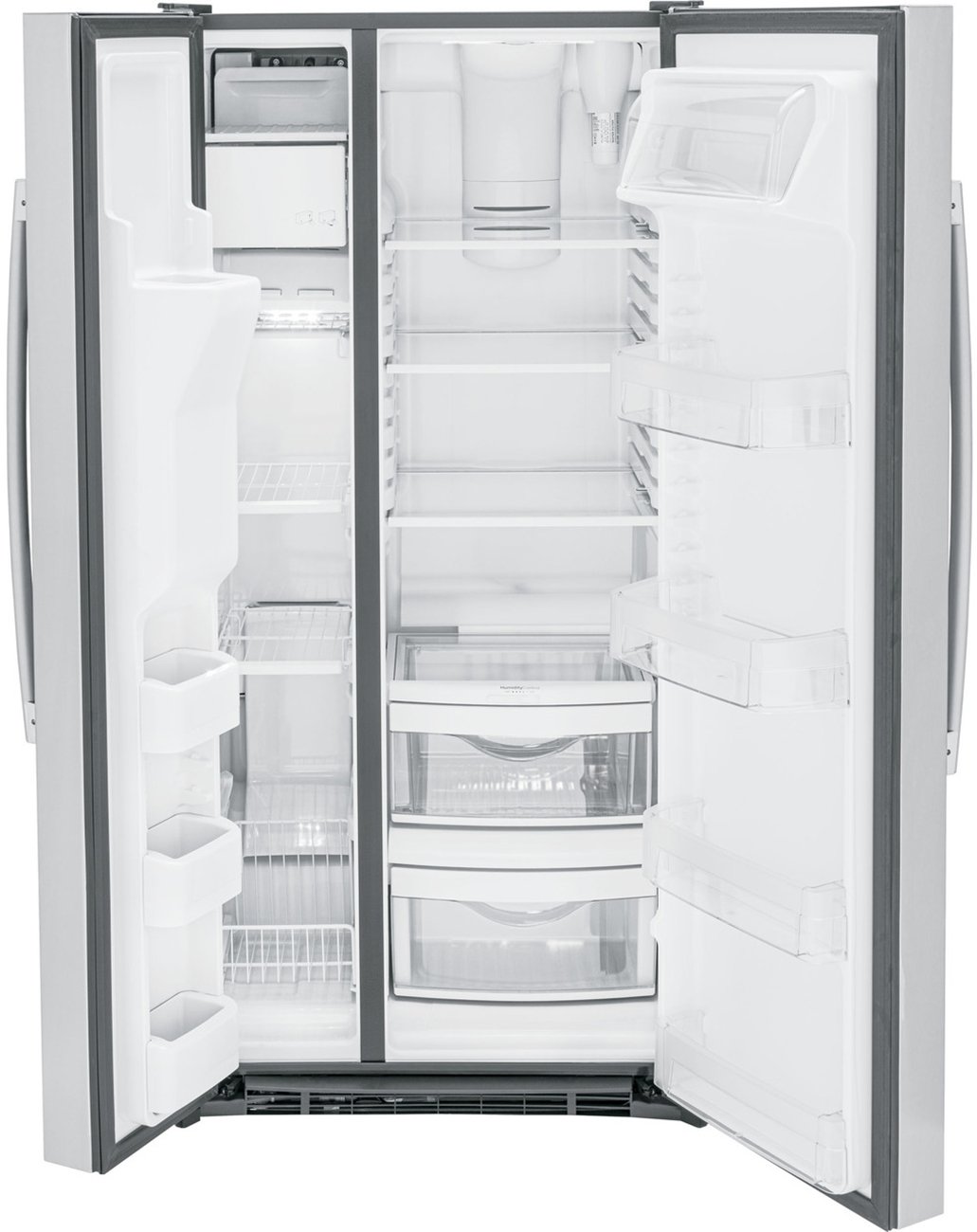 GE 23 Cu. Ft. Fingerprint Resistant Stainless Steel Side-By-Side Refrigerator