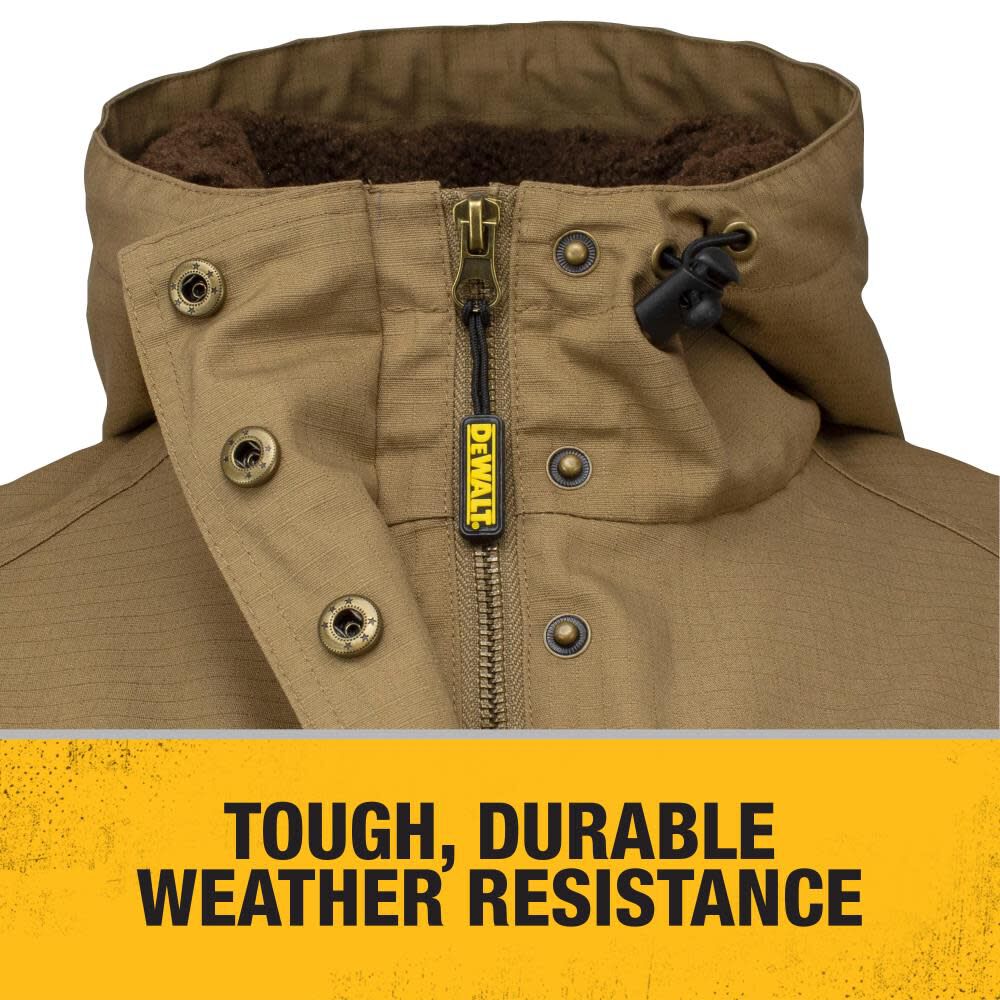 DEWALT Womens Rip Stop Canvas Heated Kit Jacket with Battery/Charger/Adapter Large DCHJ092D1-L from DEWALT