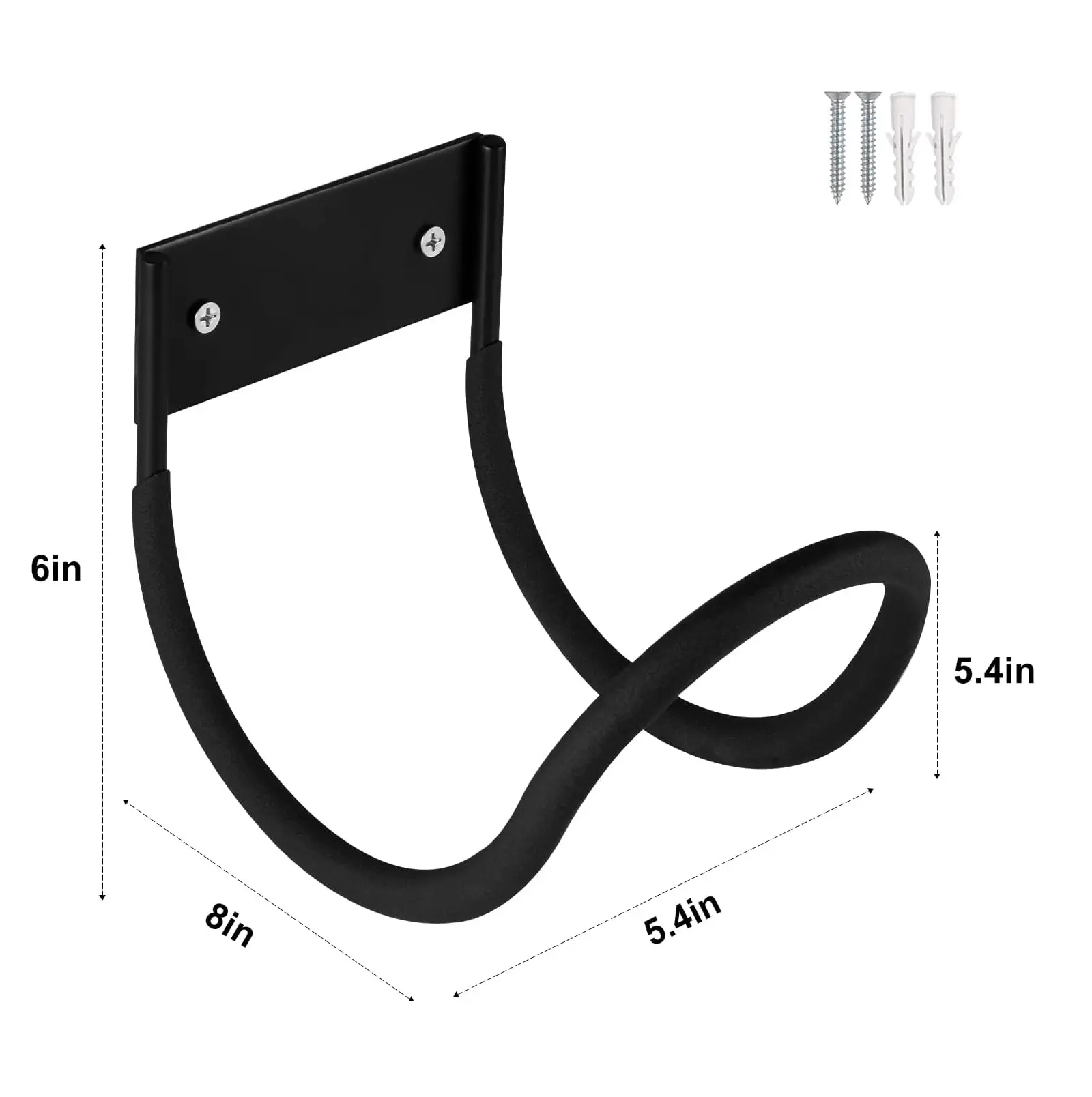 Decorative Garden Hose Hanger Holder Rack Heavy Duty Wall Mounted Metal Hose Hanger Holder Hook Storage Rack Organizer for hose