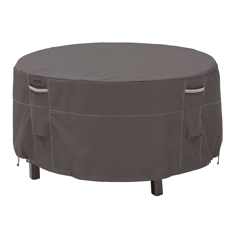 Classic Accessories Ravenna Round Patio Table and Chair Set Cover - Outdoor