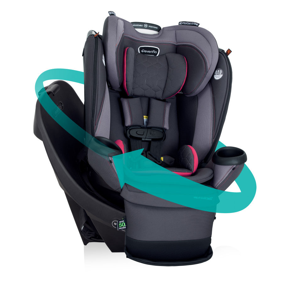 Revolve360 Extend Rotational All-in-One Convertible Car Seat with Quick Clean Cover