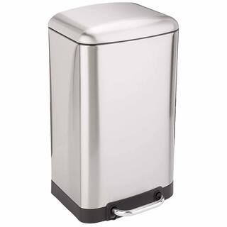 5.3 Gal.20 L Nickel Soft-Close Smudge Resistant Small Trash Can with Foot Pedal TG8834N