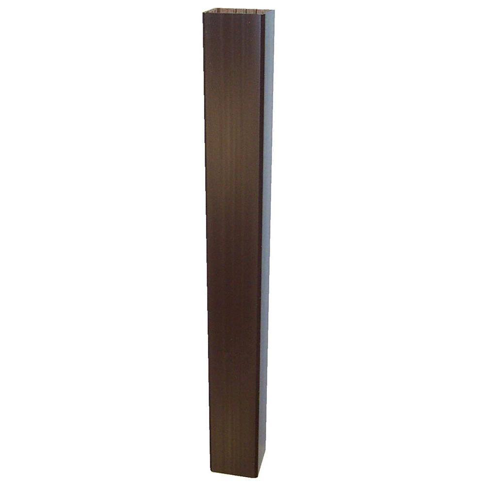 Trex Trascend 4 in. x 4 in. x 39 in. Vintage Lantern Composite Post Sleeve - Brown 5444315