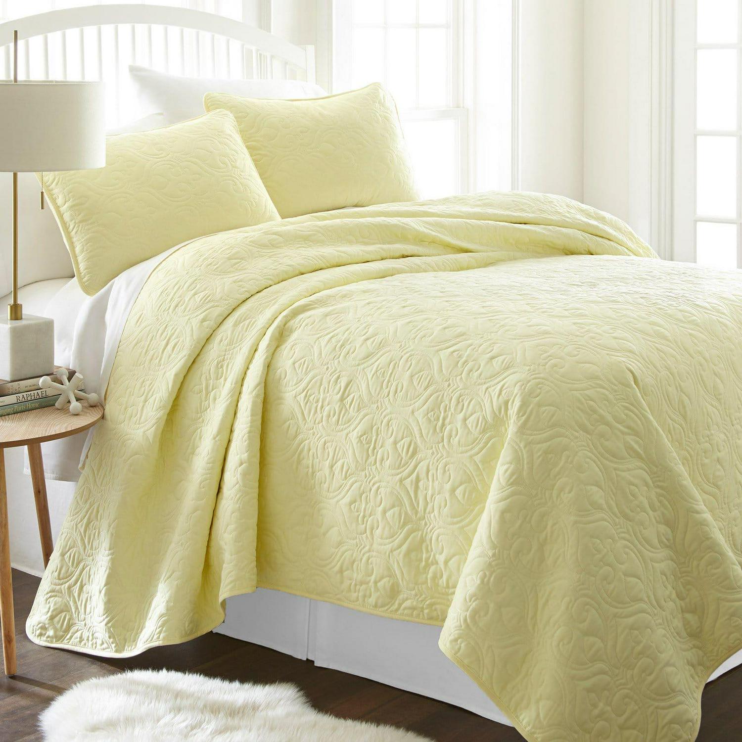 Damask Quilted Coverlet Set by Noble Linens  Crowdfused