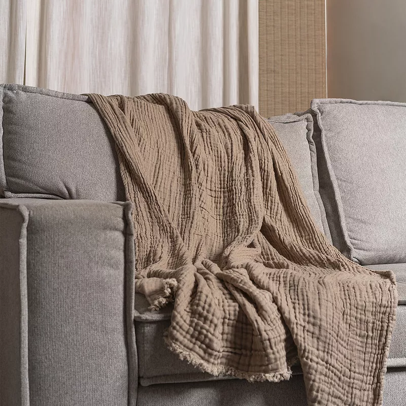 Truly Soft Two-Toned Throw Blanket