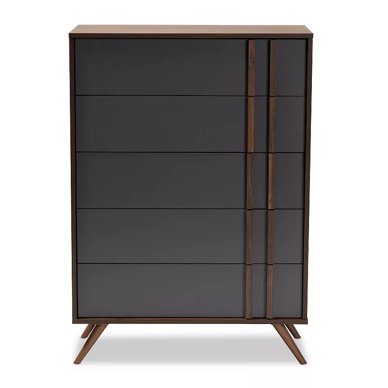 Baxton Studio Naoki 5-Drawer Dresser