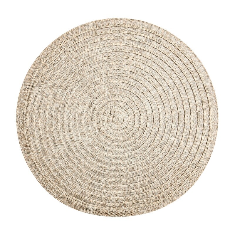 Ray Star Round Woven Vinyl Placemat (Set of 4)  15\