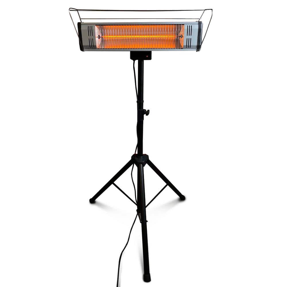 Heat Storm Tradesman 1500Watt Electric Outdoor Infrared Quartz Portable Space Heater with Tripod WallCeiling Mount and Remote