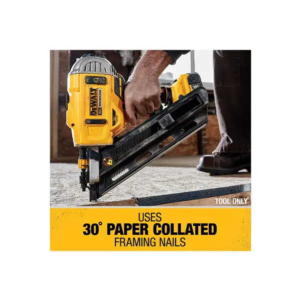 DEWALT 20V MAX Cordless 30  Paper Collated Framing Nailer