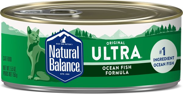 Natural Balance Ultra Premium Ocean Fish Formula Canned Cat Food