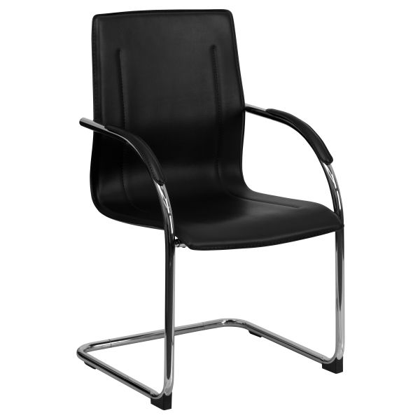 Flash Furniture Black Vinyl Side Chair