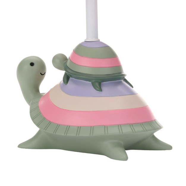 Lambs amp Ivy Sea Dreams Turtles Nursery Lamp With Shade amp Bulb Pink