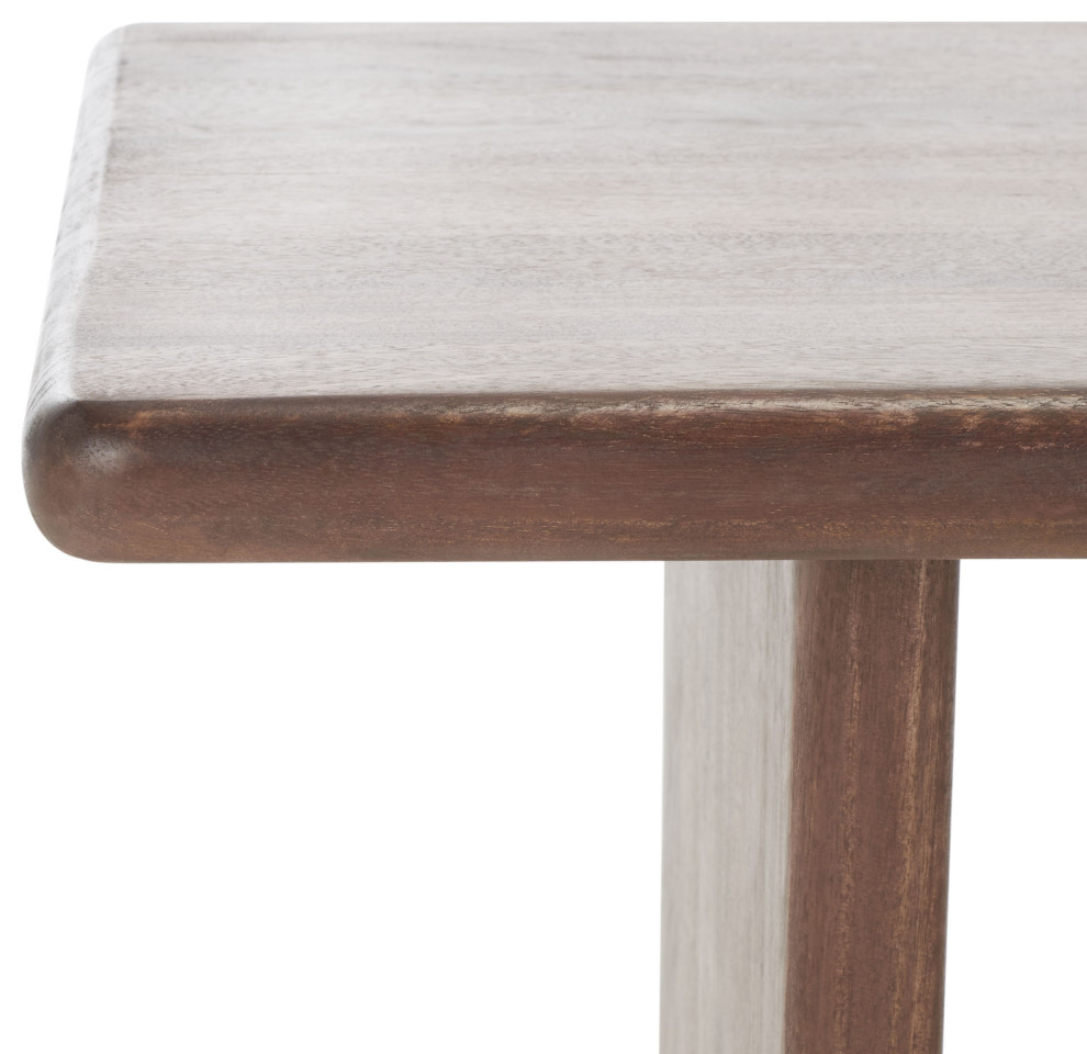 Safavieh Couture Felicity Wood Coffee Table Walnut   Modern   Coffee Tables   by Safavieh  Houzz