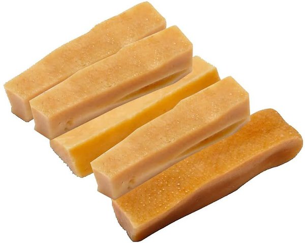 HOTSPOT PETS Rawhide Alternative Medium Himalayan Yak Cheese Dog Chew Treats， 4-5-in