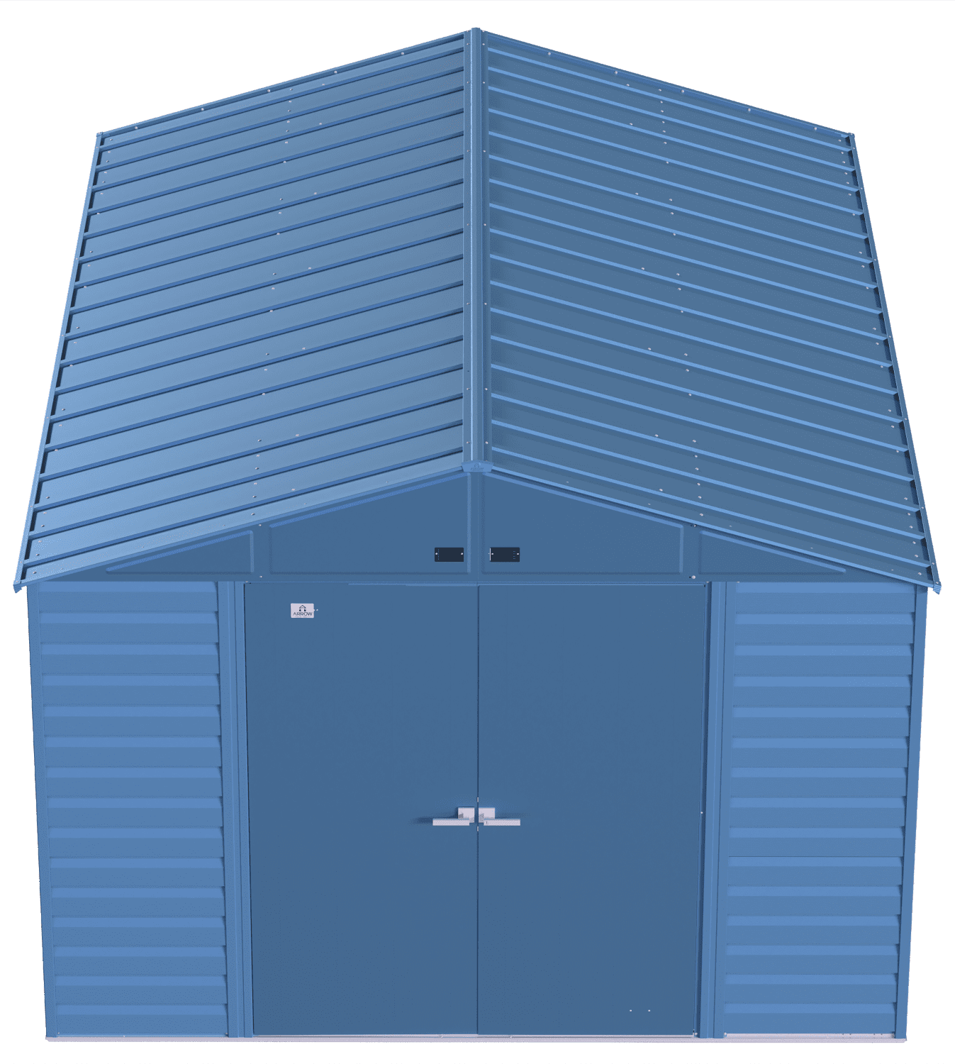 Arrow Select Steel Storage Shed, 10x14, Blue Grey