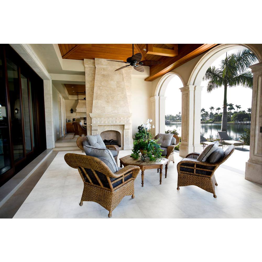 MSI 24 in. x 24 in. Square Beton Blanco Matte Porcelain Paver Floor Tile (2 Pieces8 sq. ft.Case) NBETBLA2424