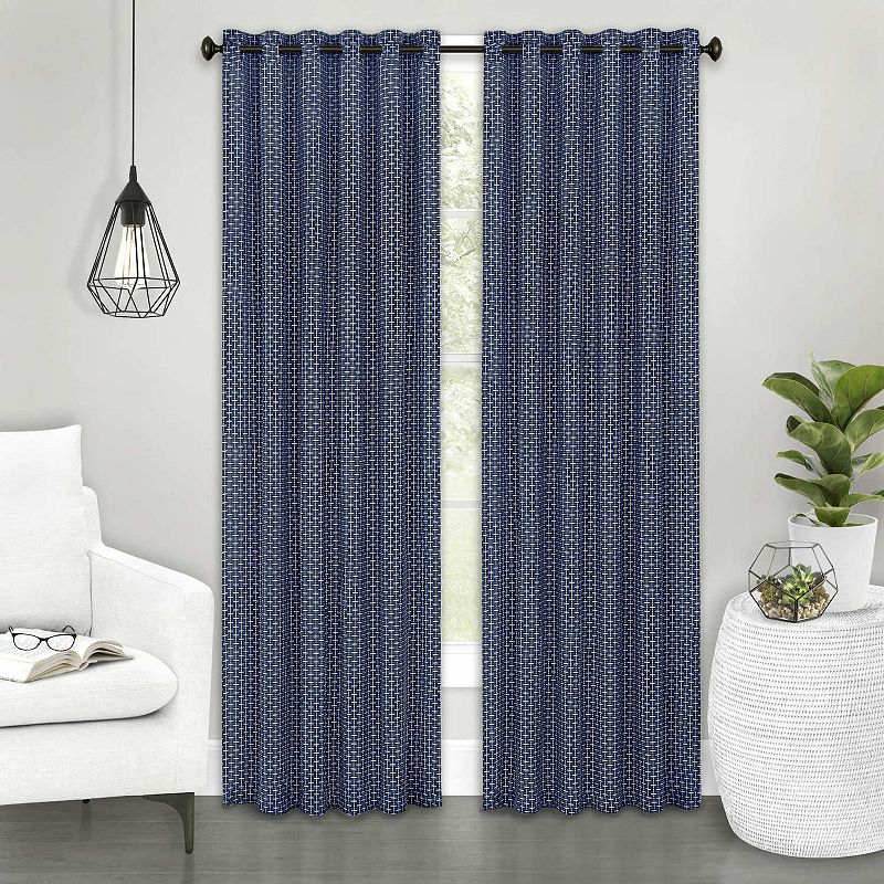 Achim Bedford Front Tab Window Curtain Panel