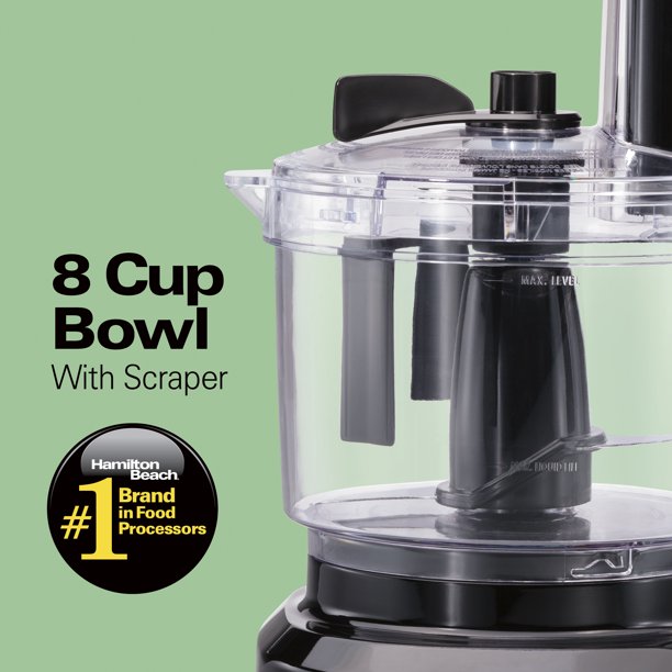 Hamilton Beach Bowl Scraper 8 Cup Food Processor， Model# 70743