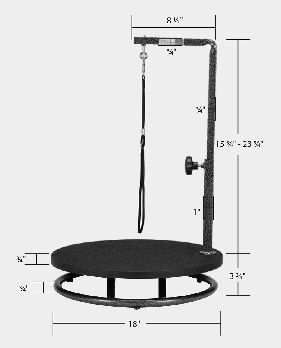 Master Equipment Small Dog and Cat Grooming Table