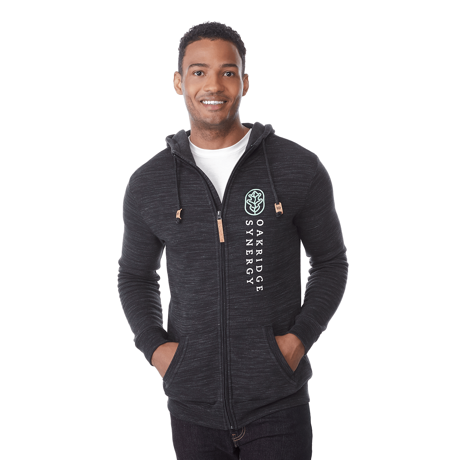 tentree Men's Space Dye Zip Hoodie