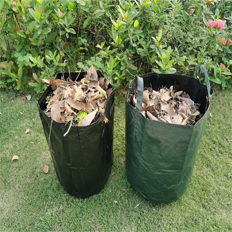 Compostable Garden vermicompost Fermentation Bag  Nursery Plant Grow Bag Collapsible storage Litter Collection Bag