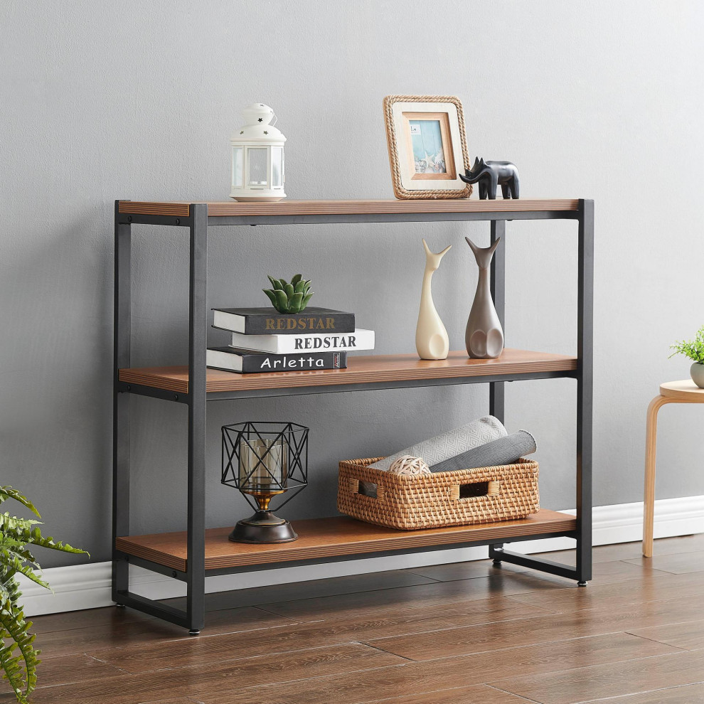 Anderson 3 Tier Bookcase   Industrial   Bookcases   by New Pacific Direct Inc.  Houzz