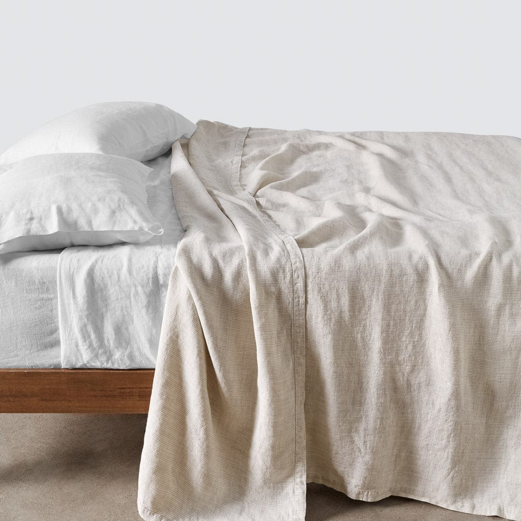 Stonewashed Linen Bed Cover