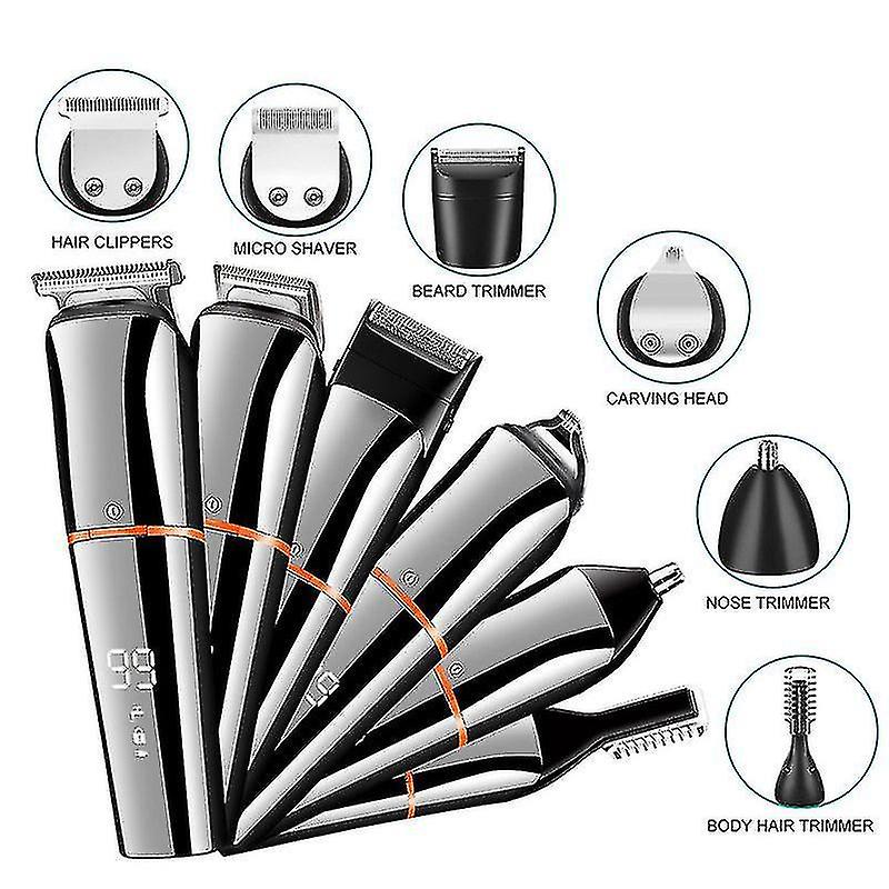 Hot Sell Hair Clipper 6 In 1 Full Body Hair Trimmer Razor Shaver Nose Trimmer Beard Trimmer Kit Shav