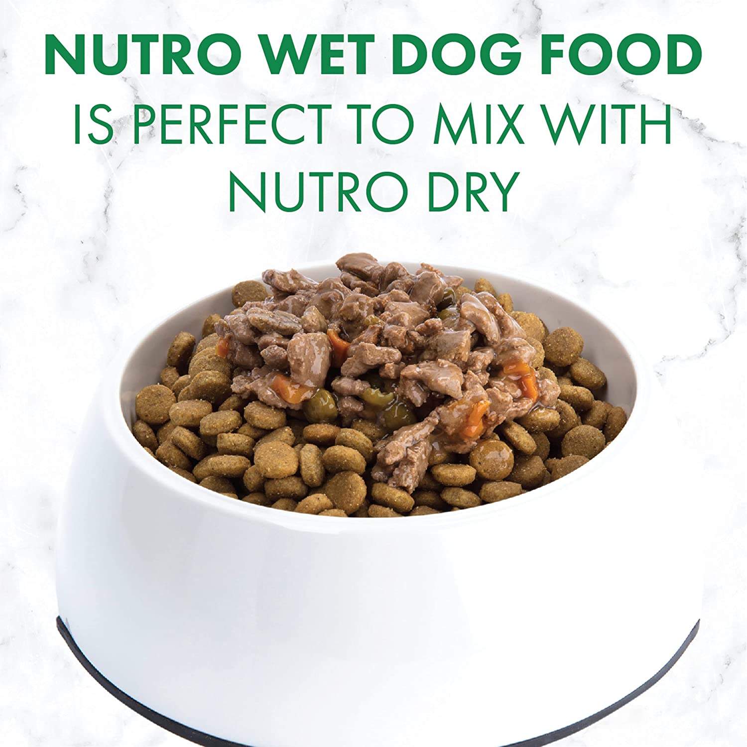 NUTRO PUPPY Grain Free Wet Dog Food Bites in Gravy Tender Chicken Sweet Potato and Pea Recipe