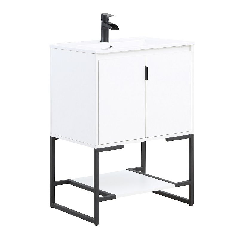 MANHATTAN COMFORT Scarsdale Bathroom Sink Vanity Floor Decor